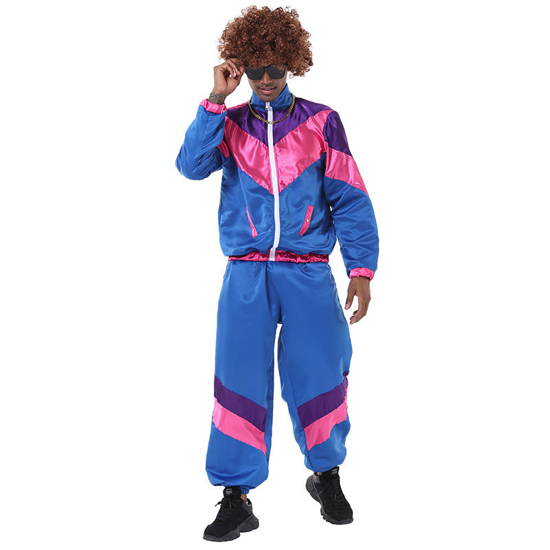 Halloween Retro 90s Disco Baseball Uniform Stage Performance Costume