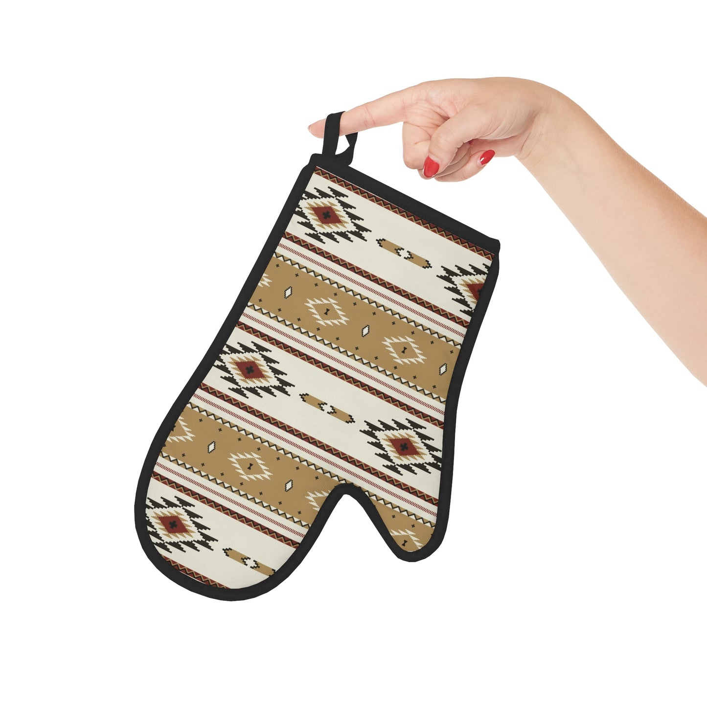 Western Oven Glove, Mexican Blanket Print Oven Glove, Midwestern Oven Glove