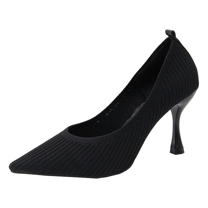 Women's Stiletto Knit Heel Shoes