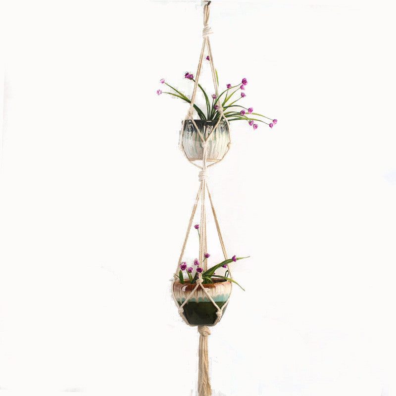 Macramé Rope Woven Indoor and Outdoor Planter