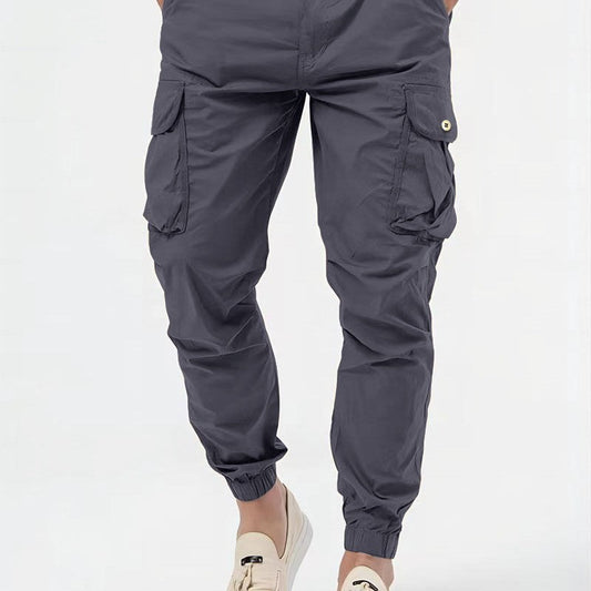 Men's Three-dimensional Pocket Woven Cargo Pants