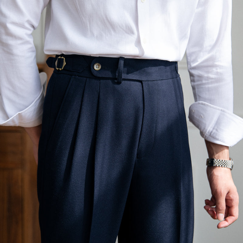 Naples High-waisted Straight Leg Casual Dress Pants