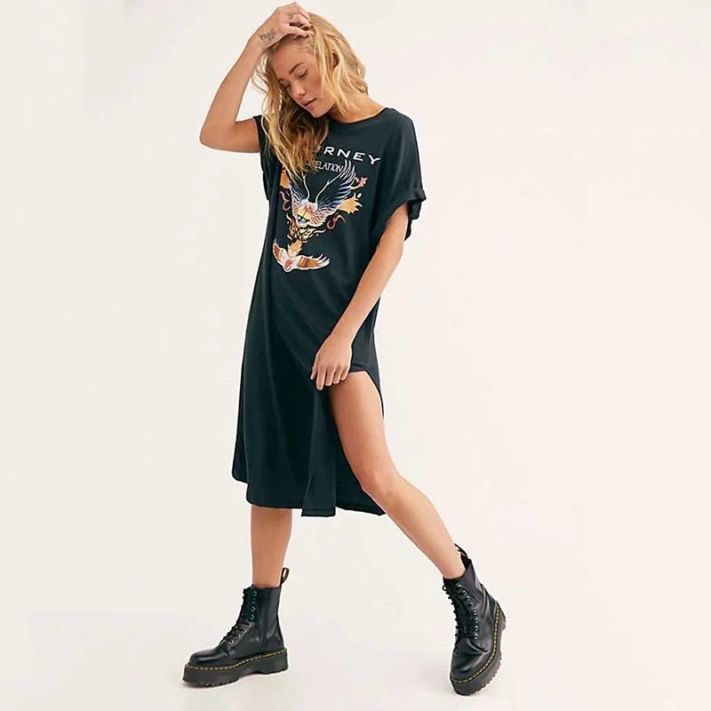 Journey Medium Length T-shirt Dress