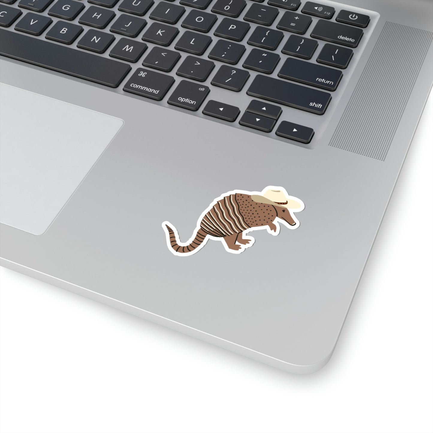 Cowboy Armadillo Kiss-Cut Stickers