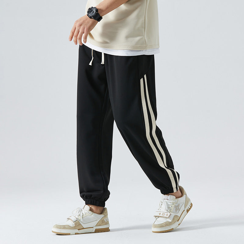 Striped Men's Leisure Sports Pants