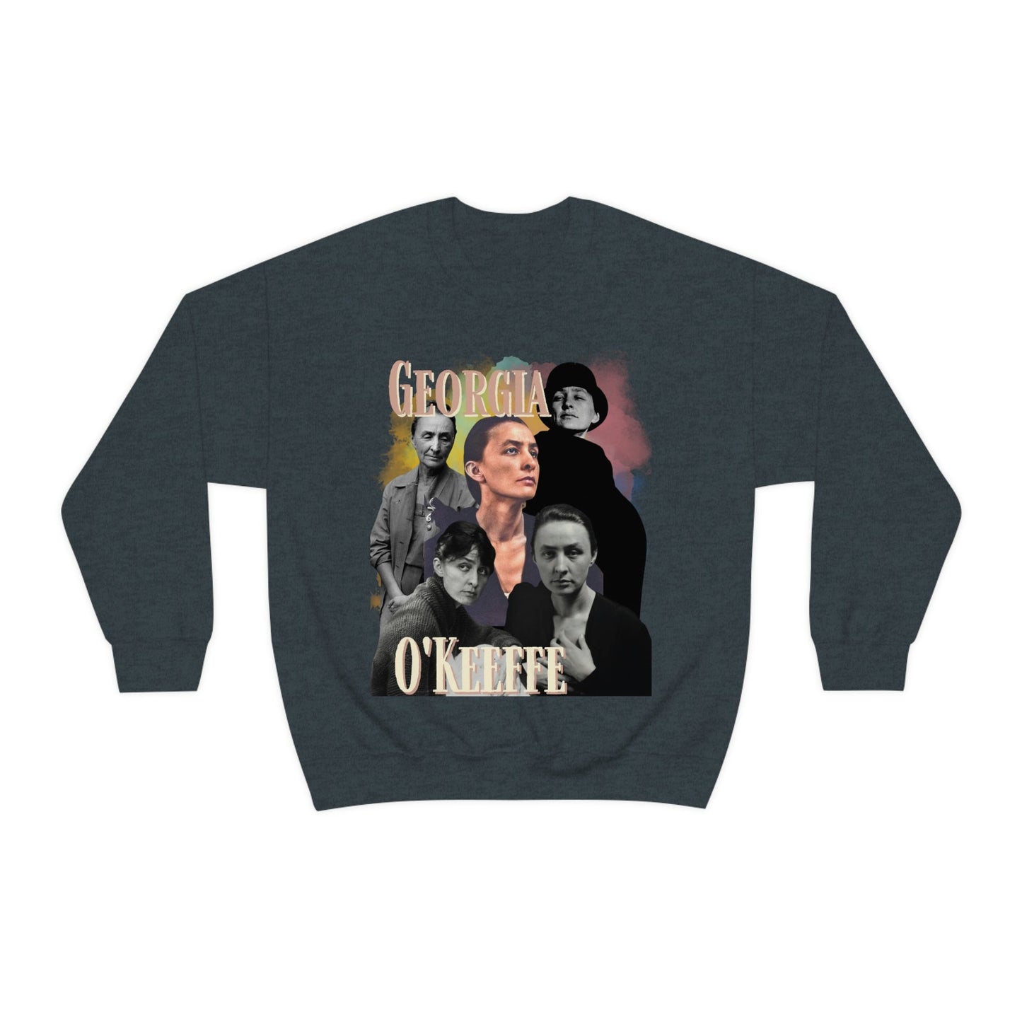 Georgia O'Keeffe Sweatshirt, Y2K Style Bootleg Famous American Modernist Artist Fan Retro Pullover Crewneck, Artist Gift