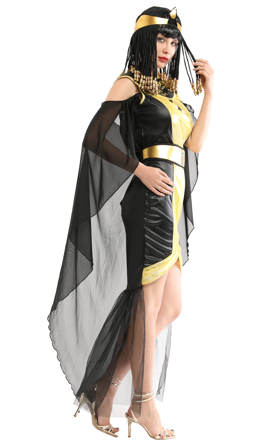 Halloween Cosplay Costume Egyptian Pharaoh Queen Arab Princess Dress