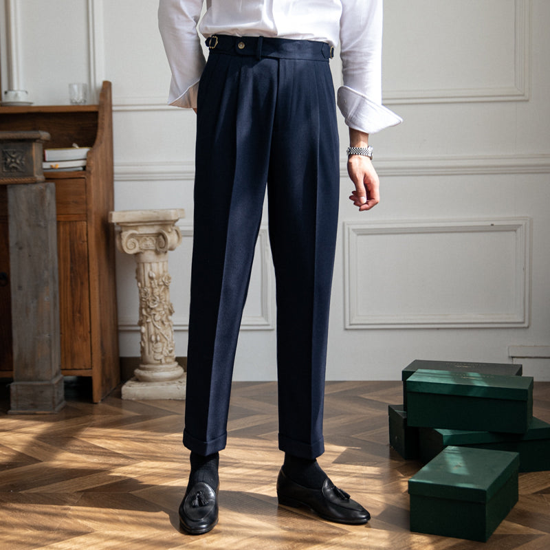 Naples High-waisted Straight Leg Casual Dress Pants