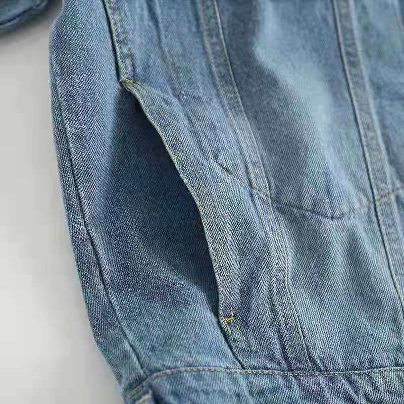 Wash Cotton To Make Old Denim Jacket Mouth