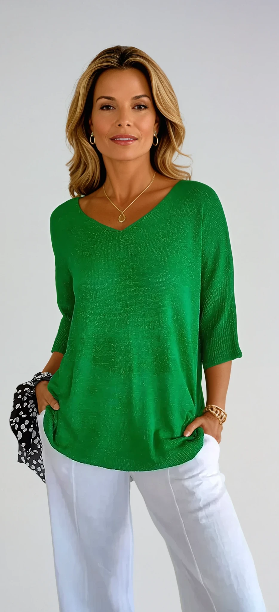 Slimming V-Neck Top