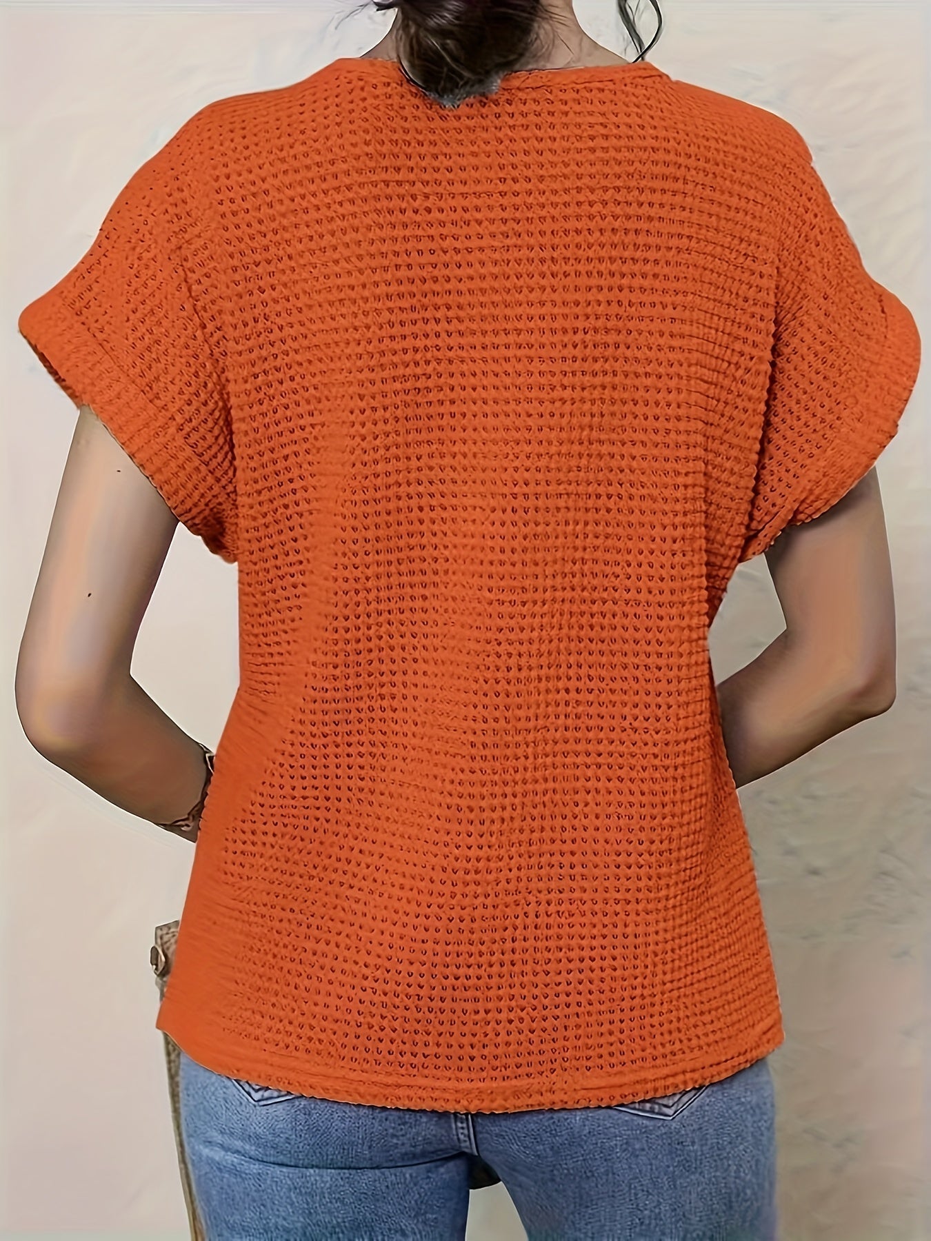 Chic Round Neck Elegant Top