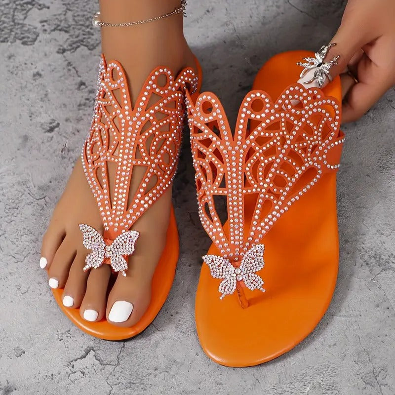 Butterfly Accent Sandals