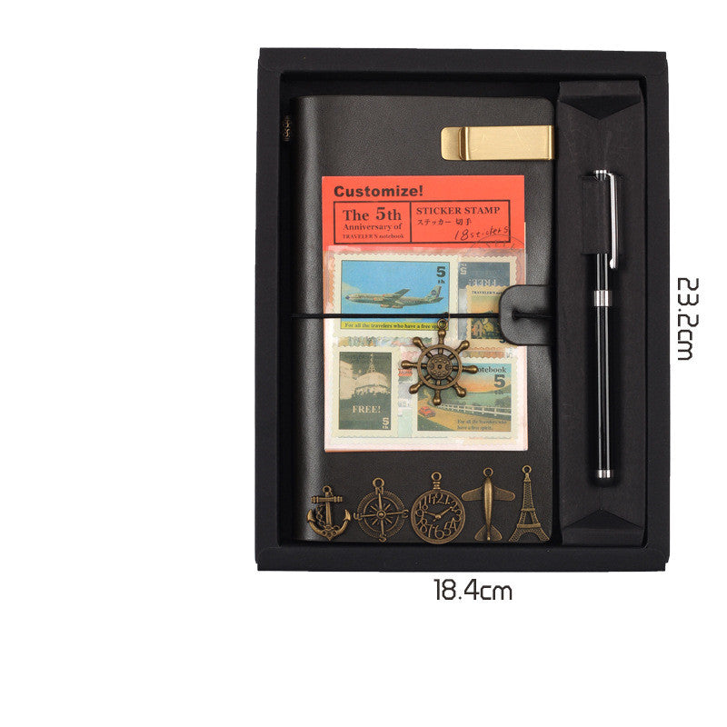 Loose Leaf Business Book Suit Gift Box Literary Notebook Creativity