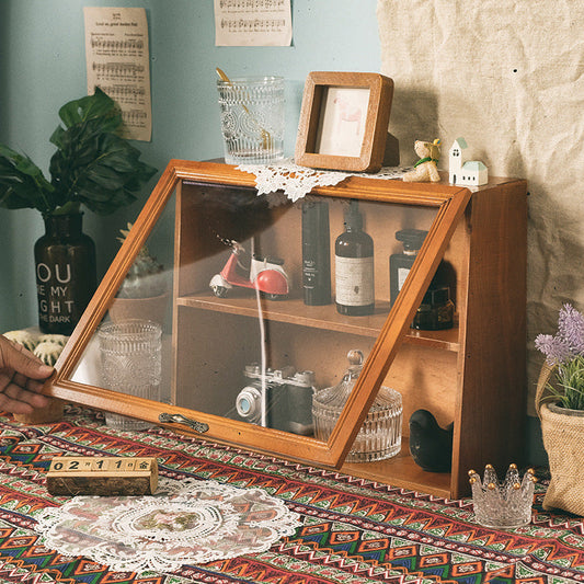 Wooden Storage Cabinet Bedroom Study Flap