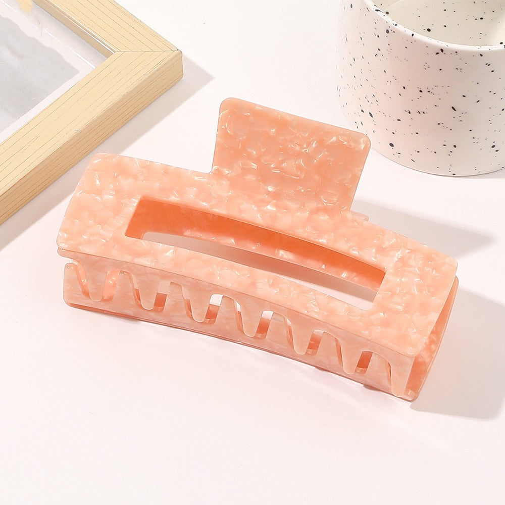 Oversized Square Acetic Acid Hair Clip Grab