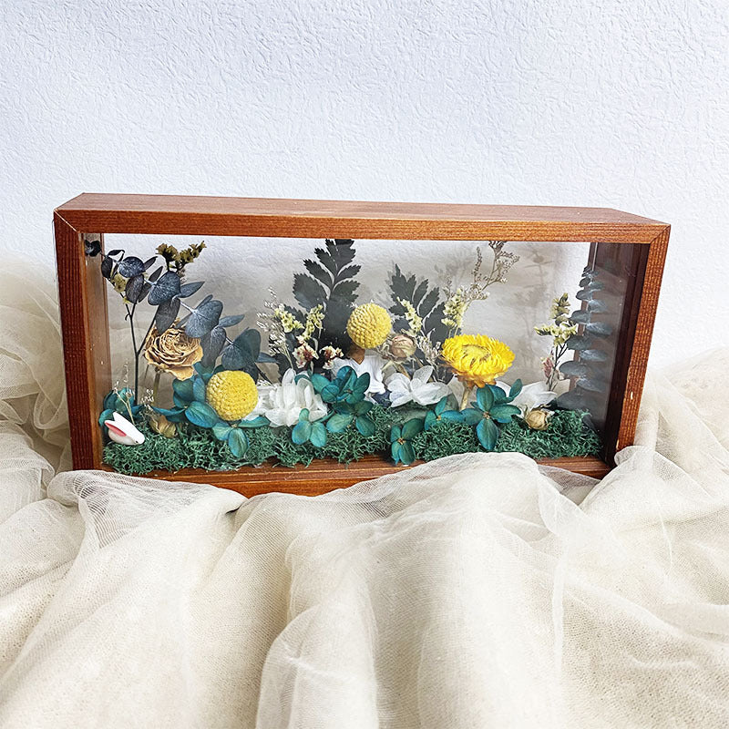 Dried Flower Photo Frame Diy Material Package Solid Wood Three-dimensional