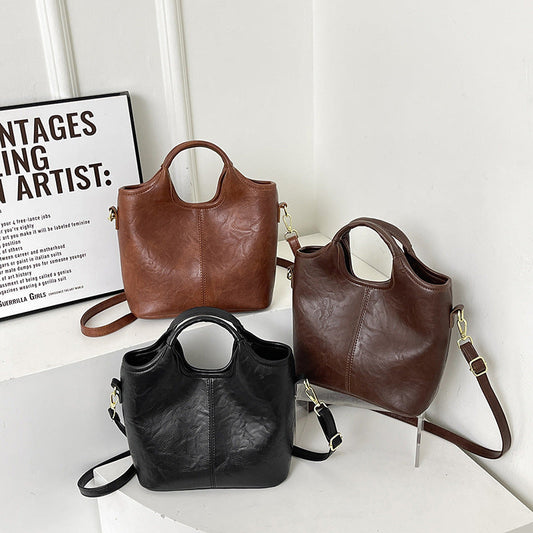 Fashion Elegant Bucket Bag Shoulder Crossbody