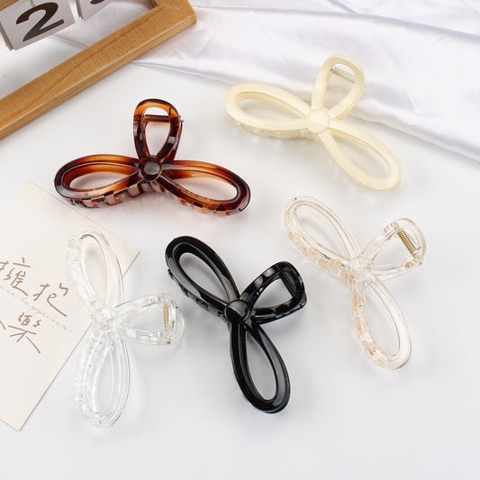 Women's Fashion Temperament Simple Cross-grip Clip