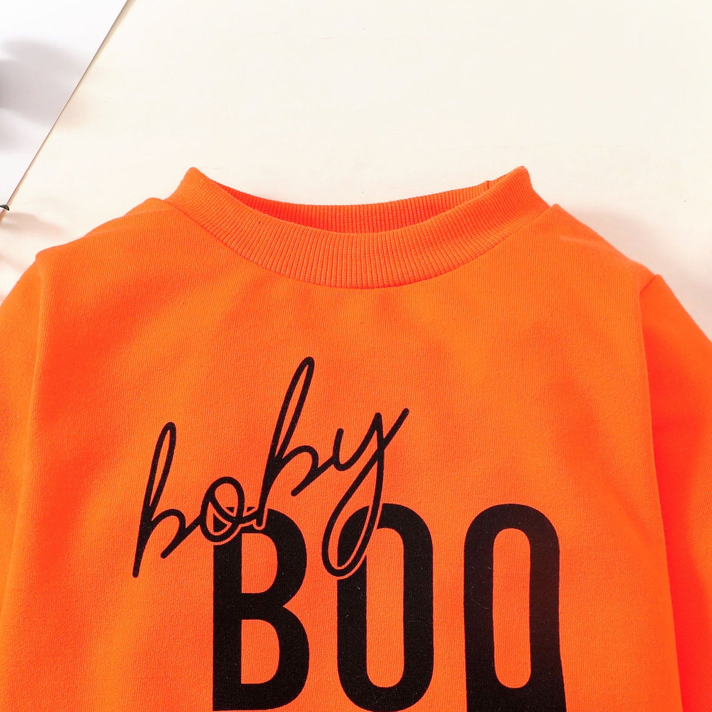 Baby Boo Halloween Long-sleeved One-piece Romper