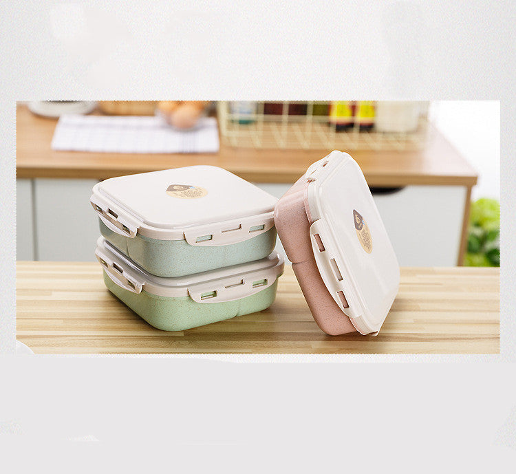 Three-dimension Square Sealed Fresh-keeping Lunch Box