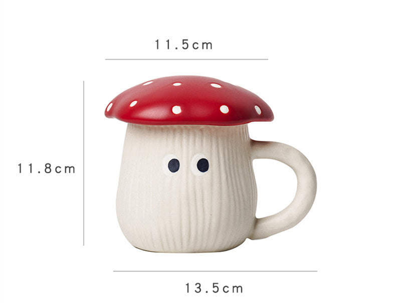 Maidenheart Red Mushroom Tableware Underglaze