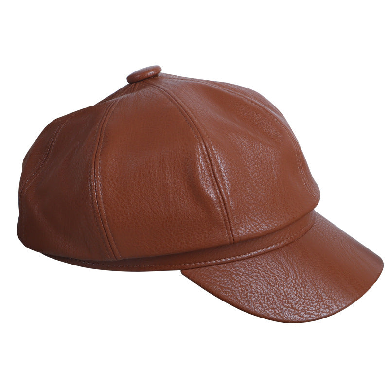 Men And Women Fashion Temperament Octagonal Pumpkin Hat