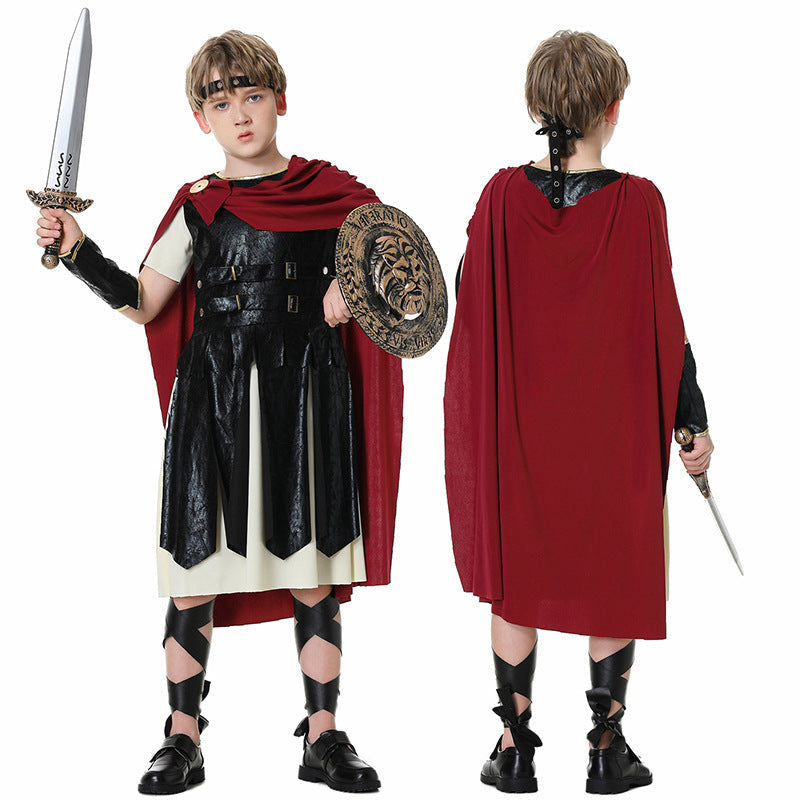 Halloween Costume Roman Gladiator Cosplay Performance Wear