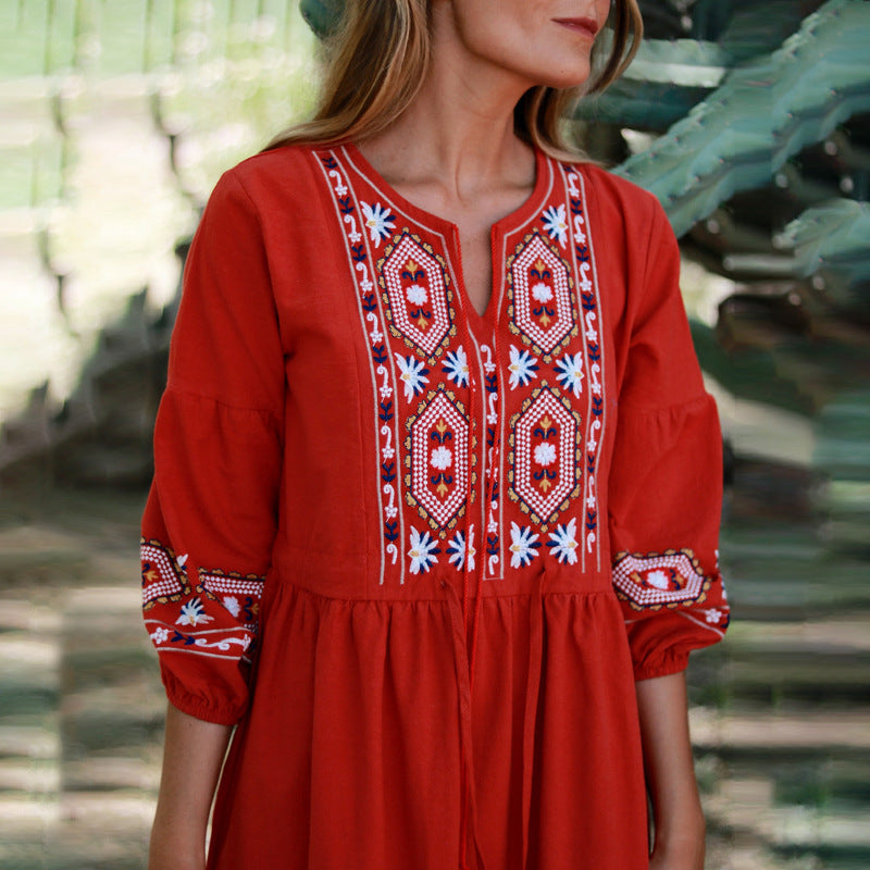 Women's Summer Bohemian Resort Dress