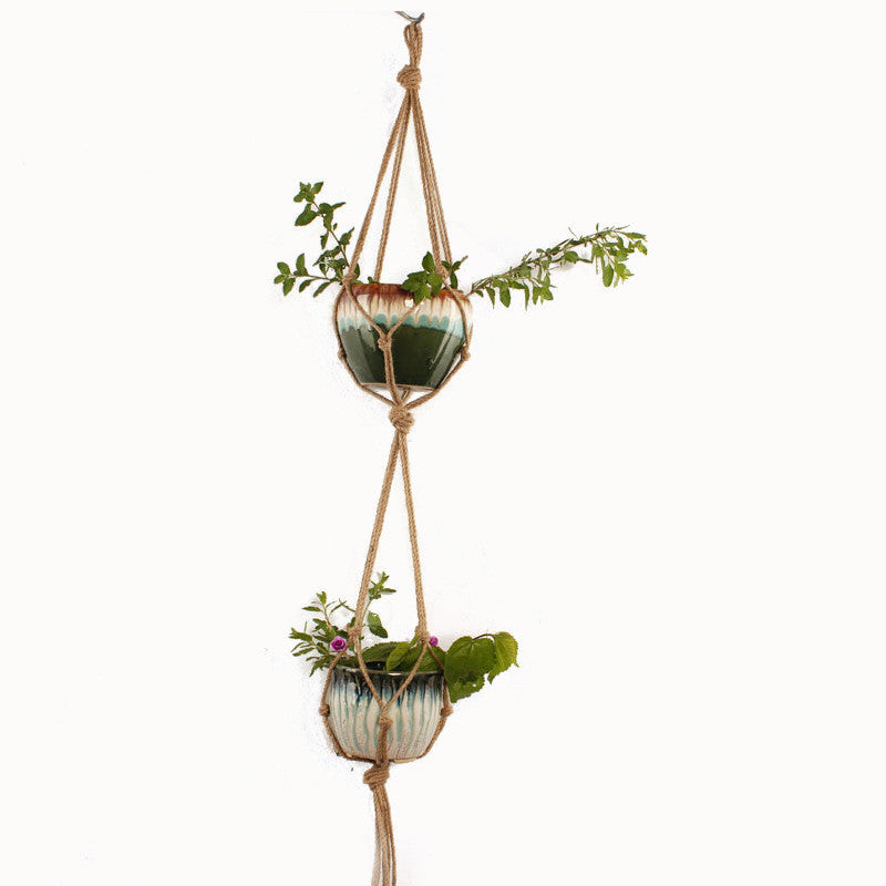 Macramé Rope Woven Indoor and Outdoor Planter