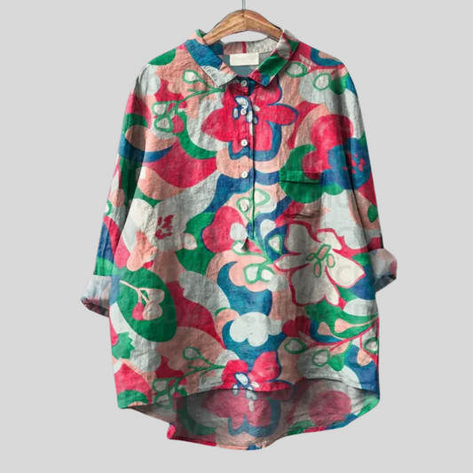Vintage Floral Blouse