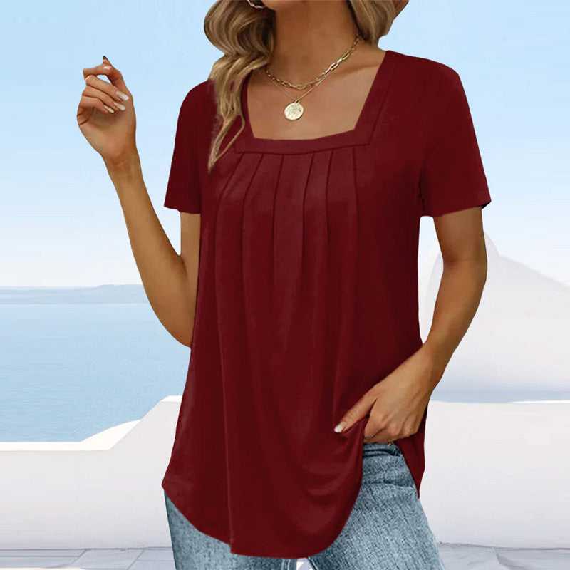 Pleated Blouse