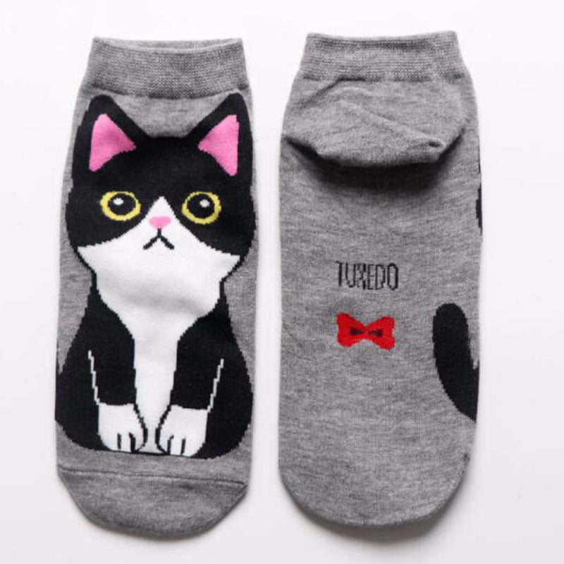 Cotton Boat New Women's Socks Classic Cartoon Socks