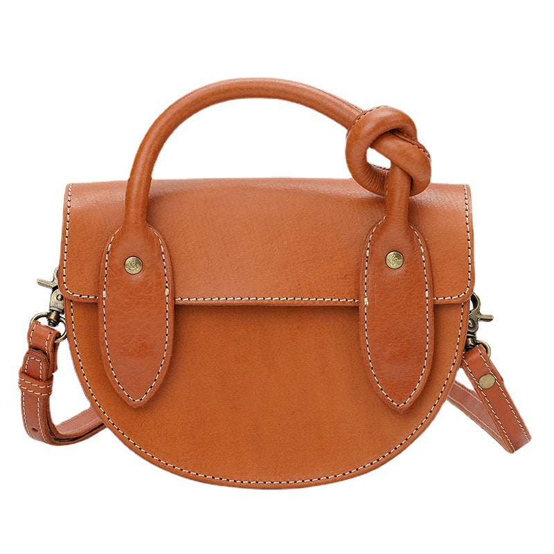 Tanned Goddess Leather Shoulder Handbag