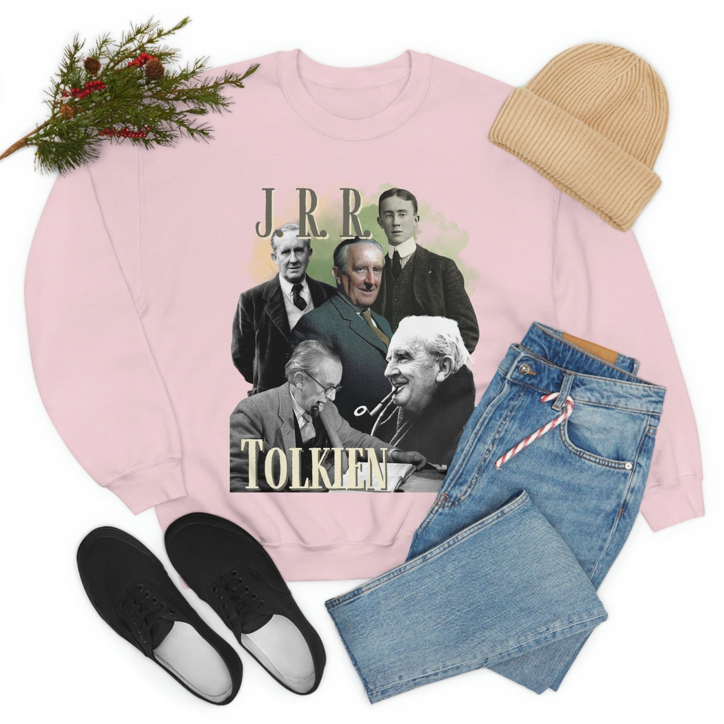 J. R. R. Tolkien Sweatshirt, Vintage Literary Bootleg Pullover Crewneck, Bookish Sweatshirt