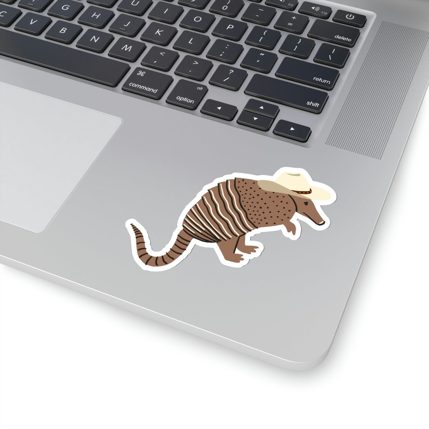 Cowboy Armadillo Kiss-Cut Stickers