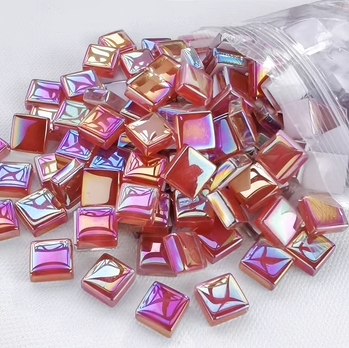 1cm DIY Small Particle Crystal Mosaic Patch Handmade