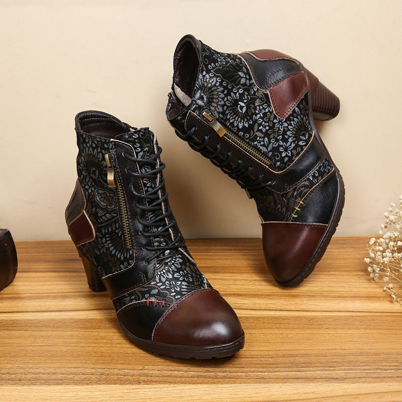 Women's Vintage Leather Boots