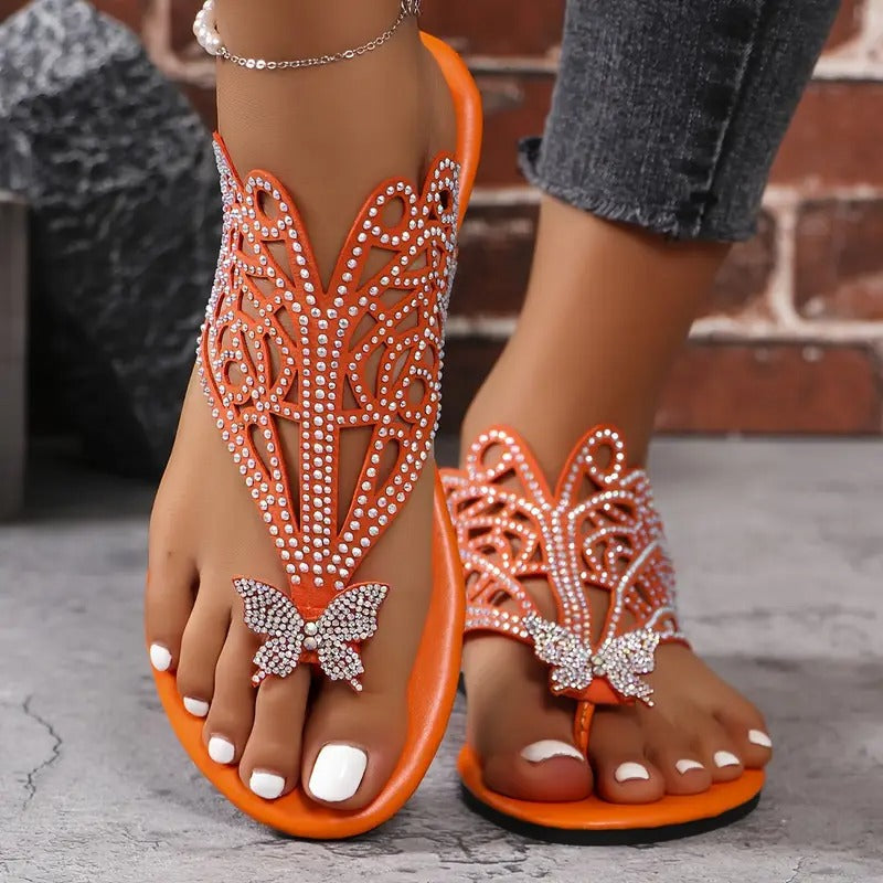 Butterfly Accent Sandals