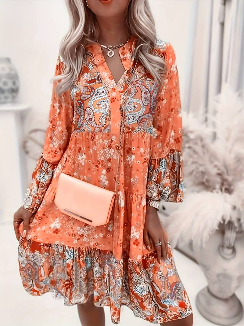 Printed Boho Dress