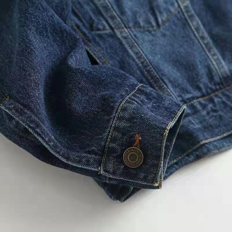 Wash Cotton To Make Old Denim Jacket Mouth