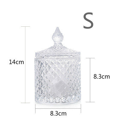 Nordic Crystal Glass Storage