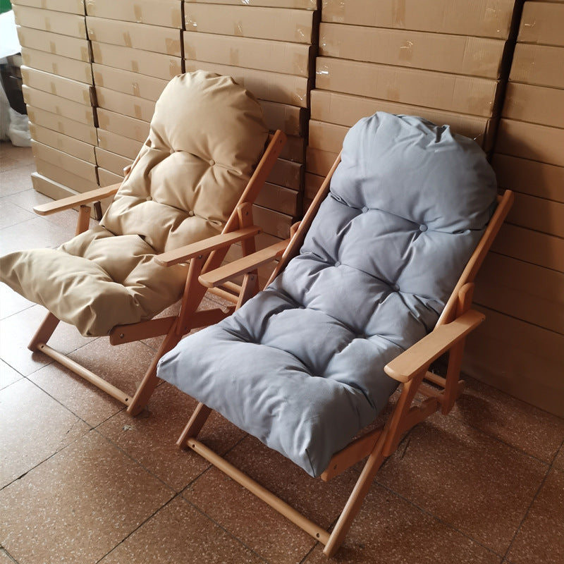 Beech Recliner Folding Chair