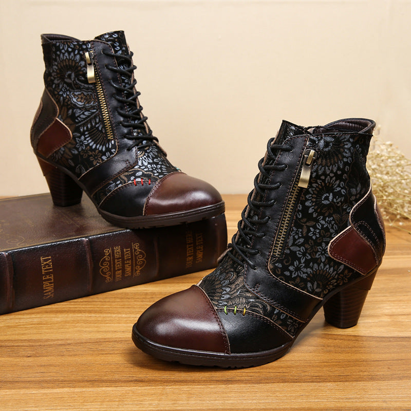 Women's Vintage Leather Boots