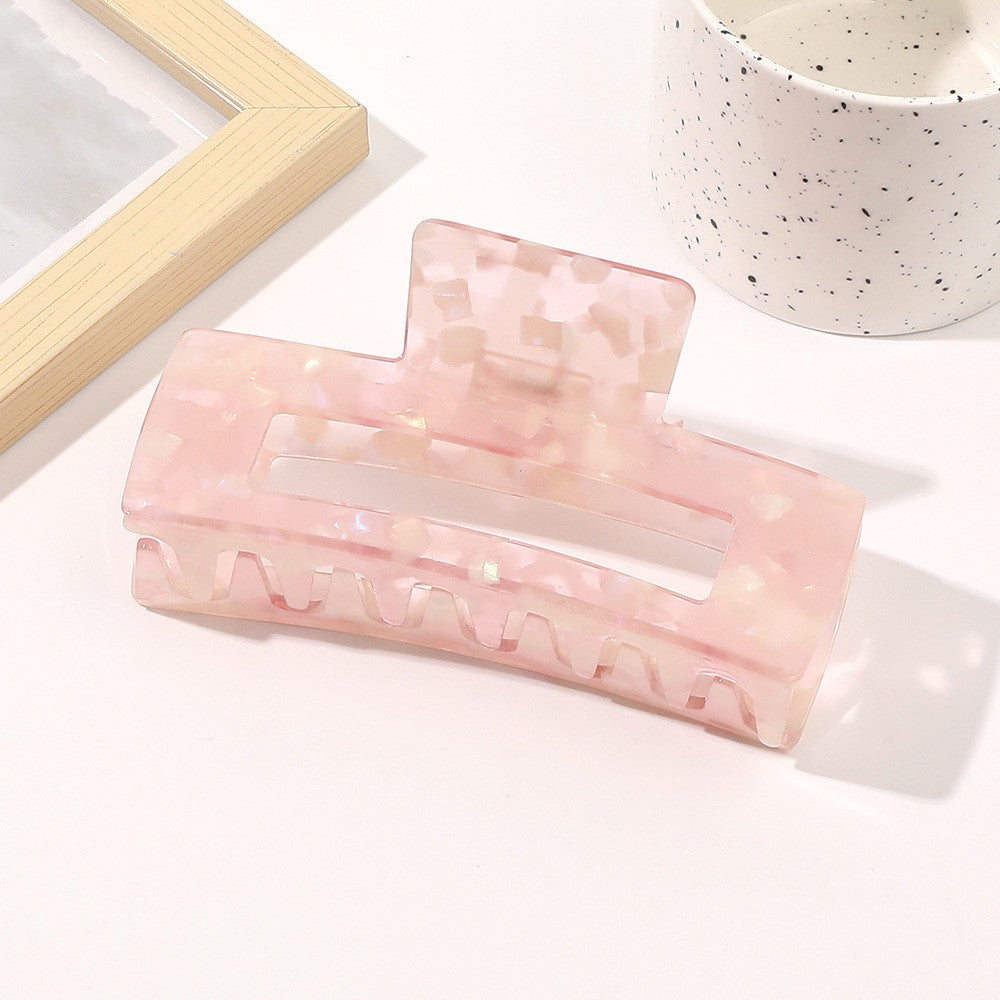 Oversized Square Acetic Acid Hair Clip Grab