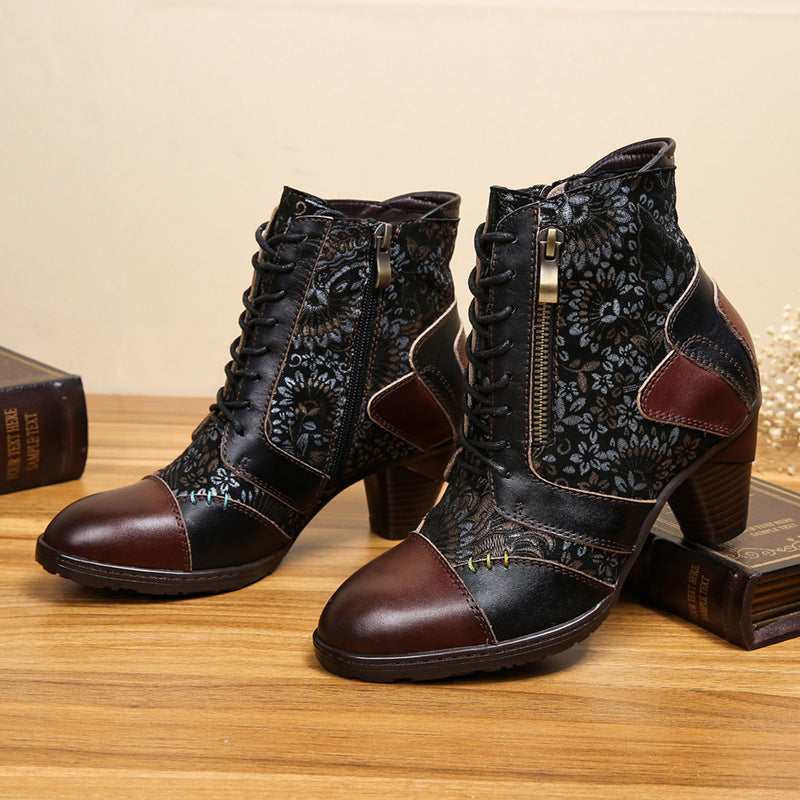 Women's Vintage Leather Boots