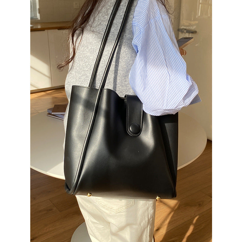 Retro One-shoulder High-grade Fashion Work Commuter Tote