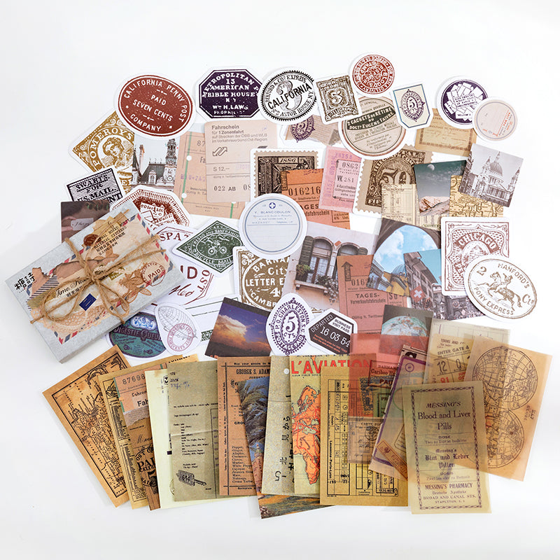 DIY Decorative Stickers For Collage, Scrapbooking, Journaling