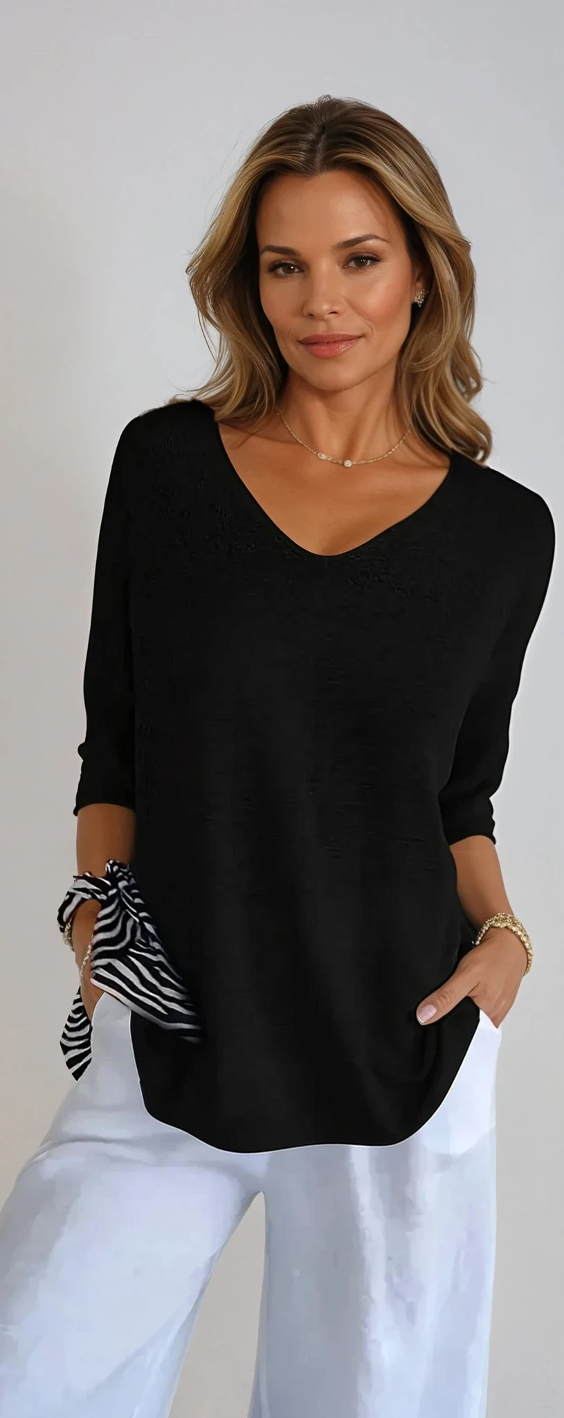 Slimming V-Neck Top