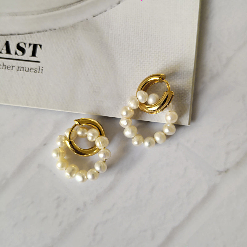 Vintage Freshwater Pearl Earrings