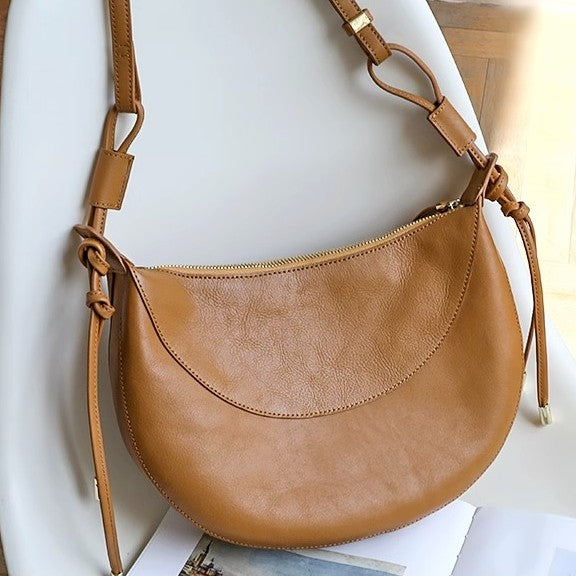 Genuine Leather Women's One Shoulder Crossbody Handheld